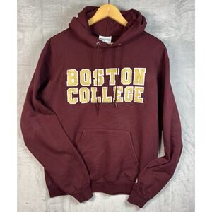 Boston College Embroidered Letters Championship Pullover Hoodie Sweatshirt Sz M
